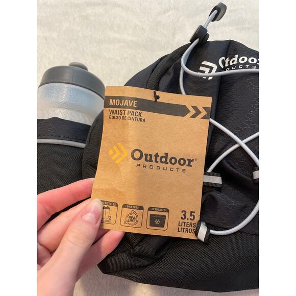 NWT OUTDOOR PRODUCTS H20 Mojave Waist Pack 3.5L with 2 Bottles Belt Bag Hiking - Picture 3 of 8